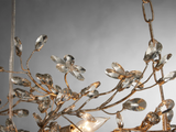 Fiore Crystal Flowers Creative Linear Chandelier 43", 51", 68"