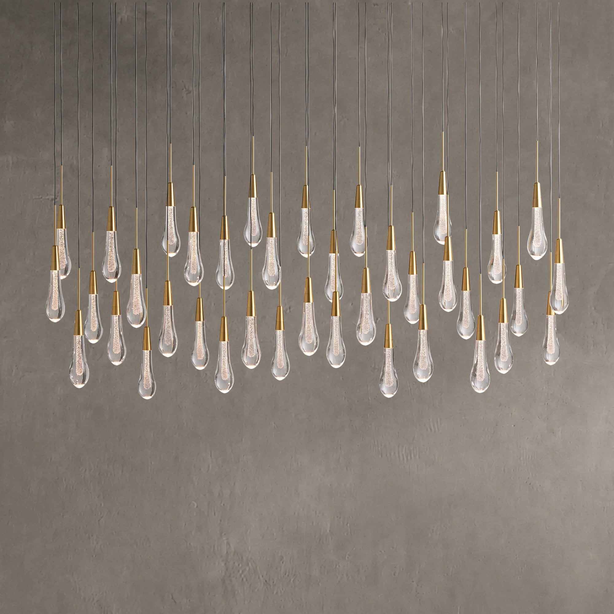 Soltaire Linear Chandelier 37"50"70"87"120"