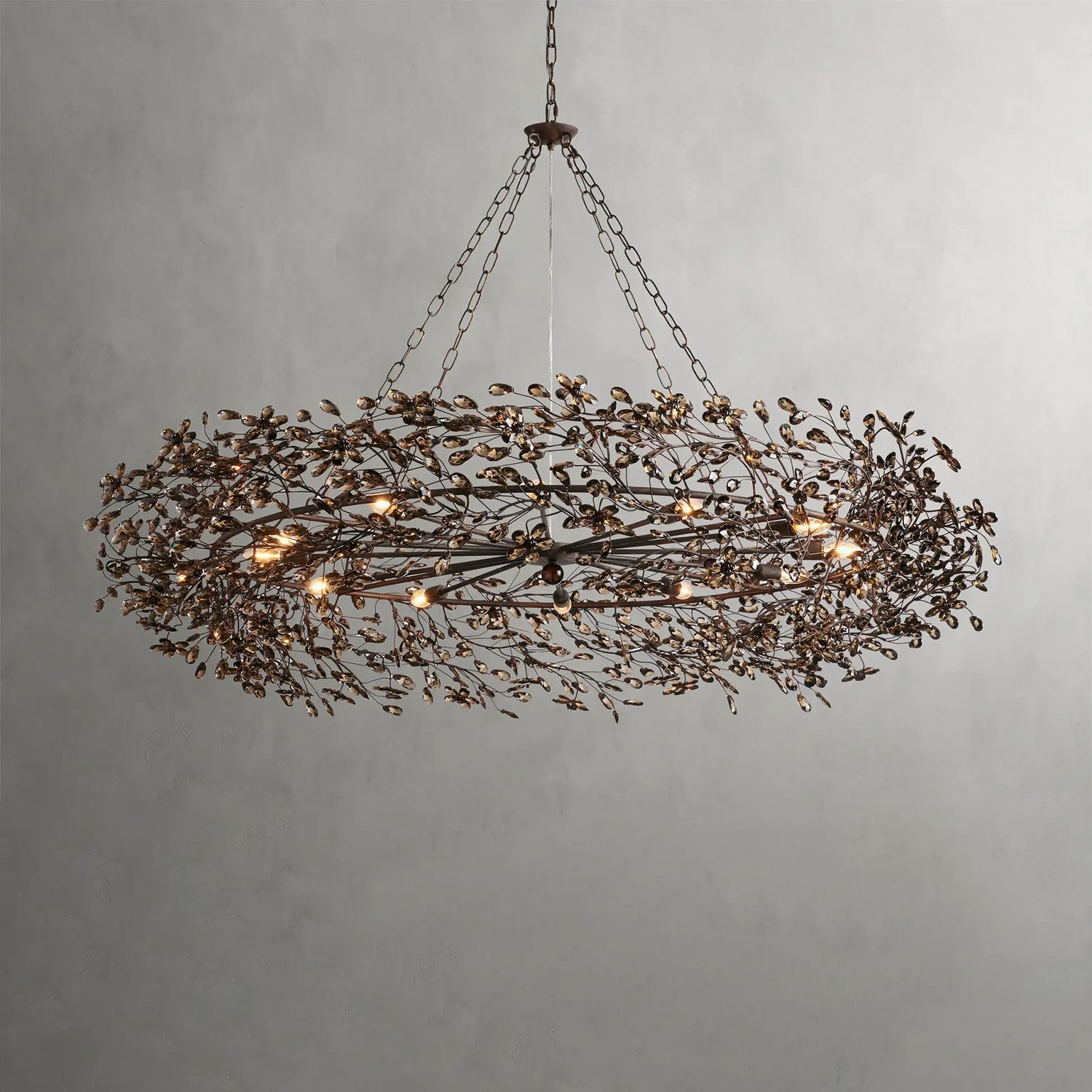 Fiore Crown Chandelier 39" 48" 60"