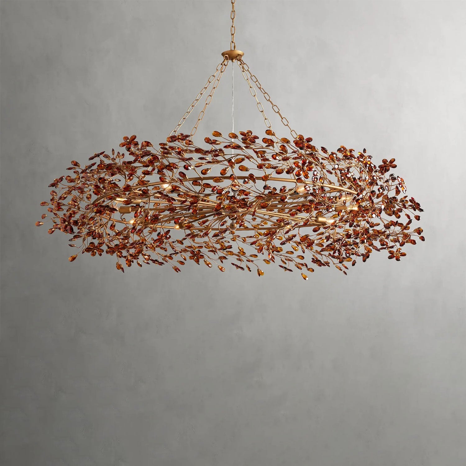 Fiore Crown Chandelier 39" 48" 60"