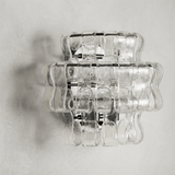 Ghiaccio glass Wall Sconce