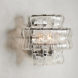 Ghiaccio glass Wall Sconce