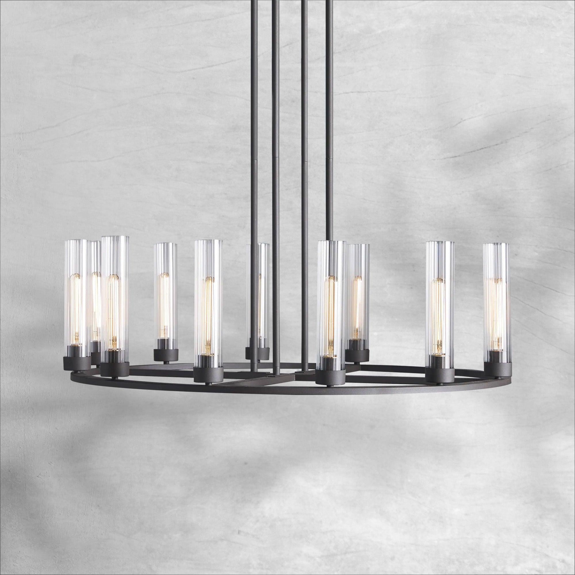 Andreas Round Chandelier 10/12 Light