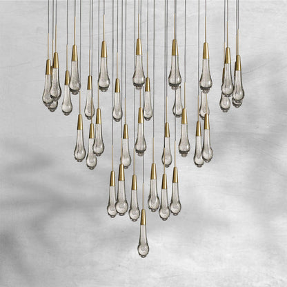 Soltaire Round Chandelier 17" 24" 36“ 48''58“