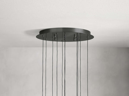 Soltaire Round Chandelier 17" 24" 36“ 48''58“