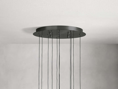 Soltaire Round Chandelier 17" 24" 36“ 58“