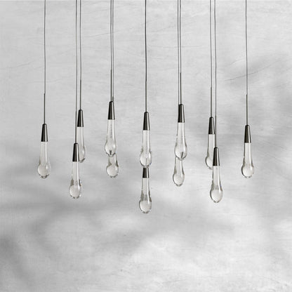 Soltaire Linear Chandelier 37"50"70"
