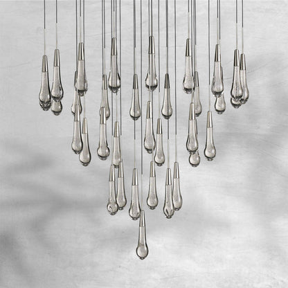 Soltaire Round Chandelier 17" 24" 36“ 48''58“