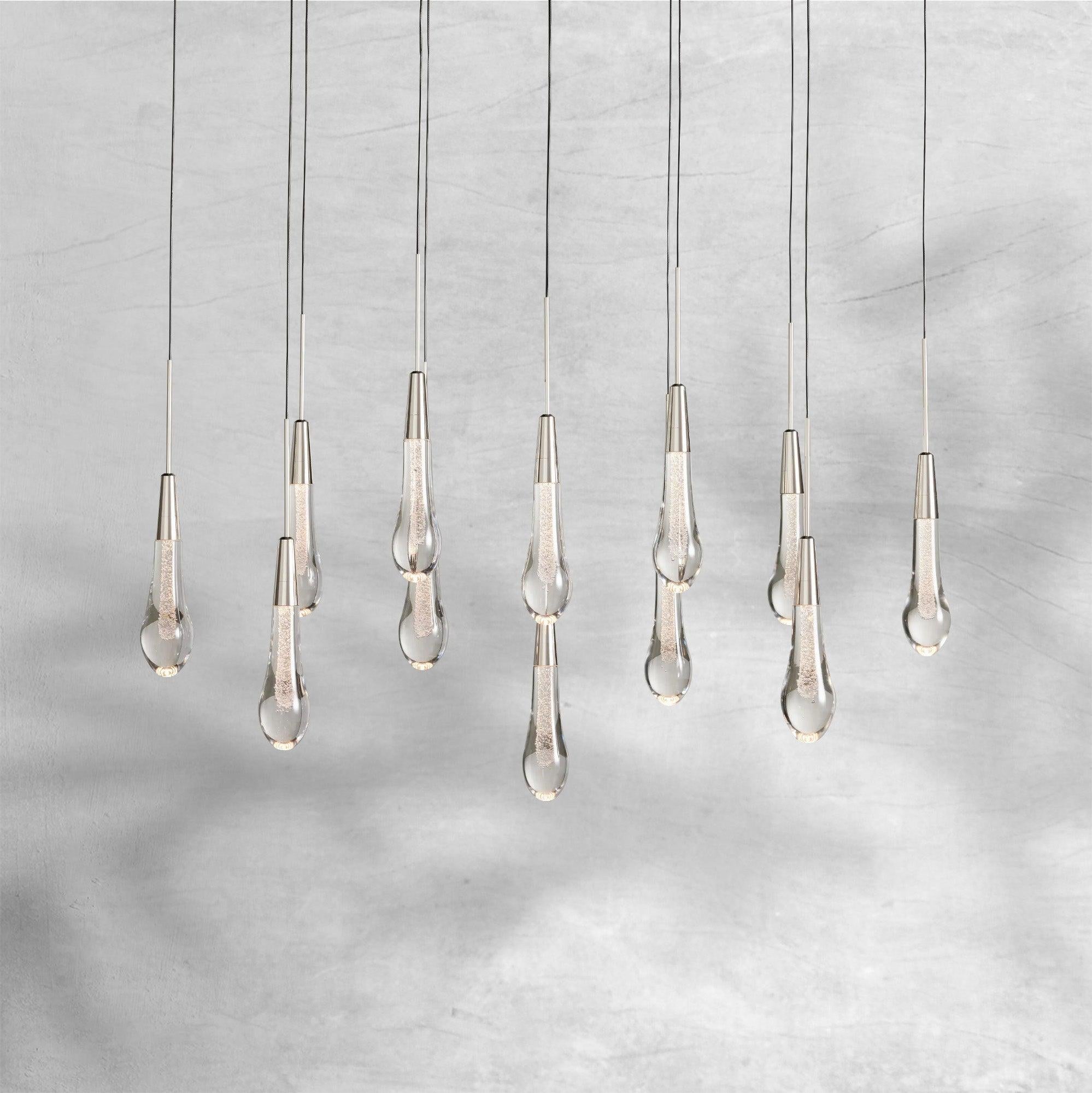 Soltaire Linear Chandelier 37"50"70"87"120"