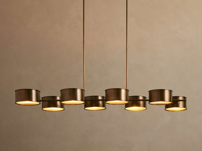 Daphne Metal Linear Chandelier 62''72''