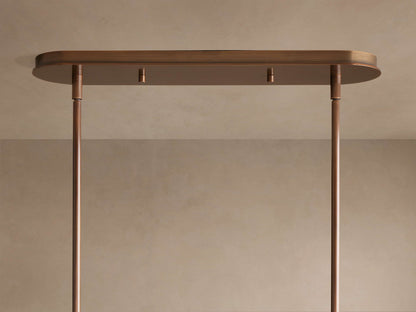 Daphne Metal Linear Chandelier 62''72''