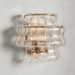 Ghiaccio glass Wall Sconce