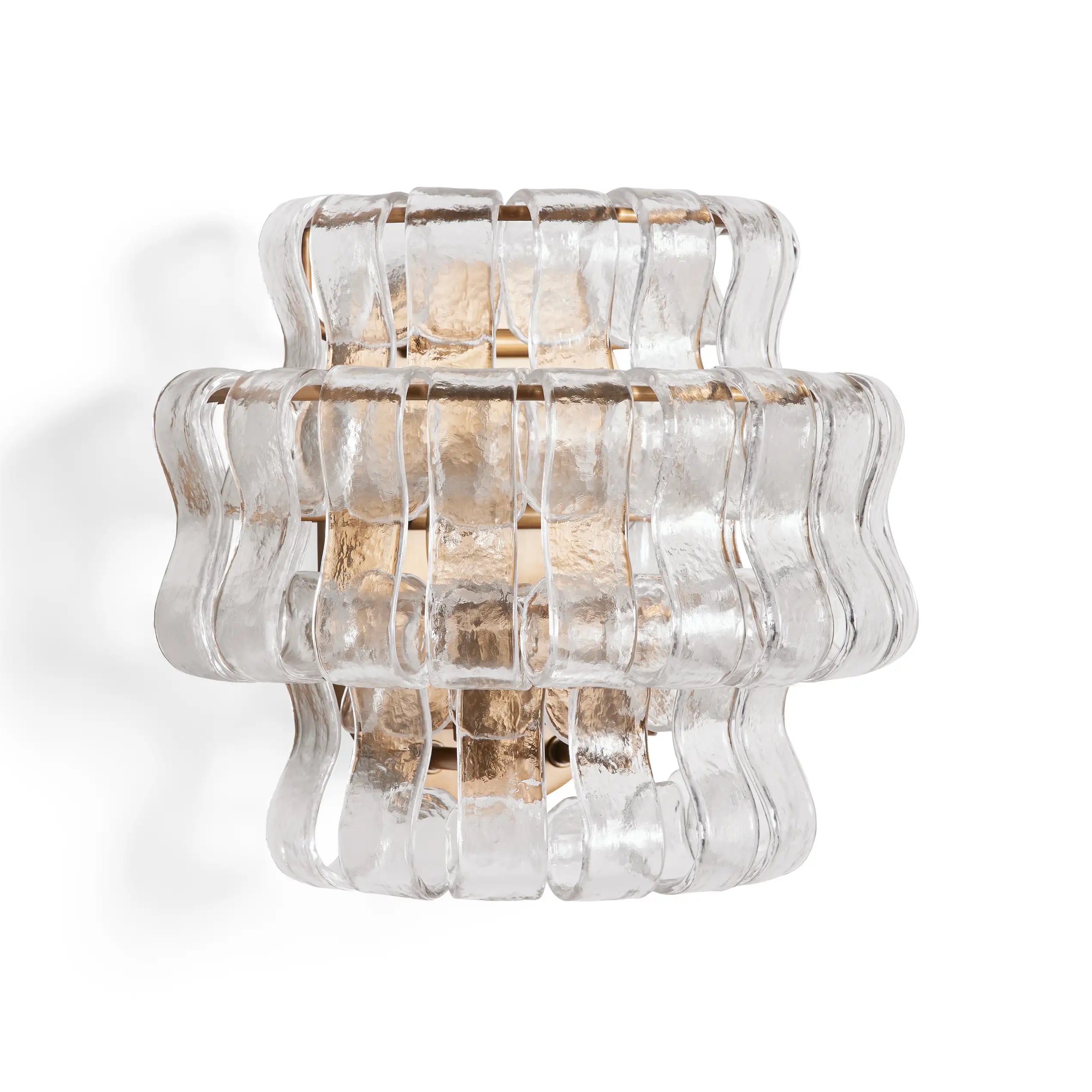 Ghiaccio glass Wall Sconce