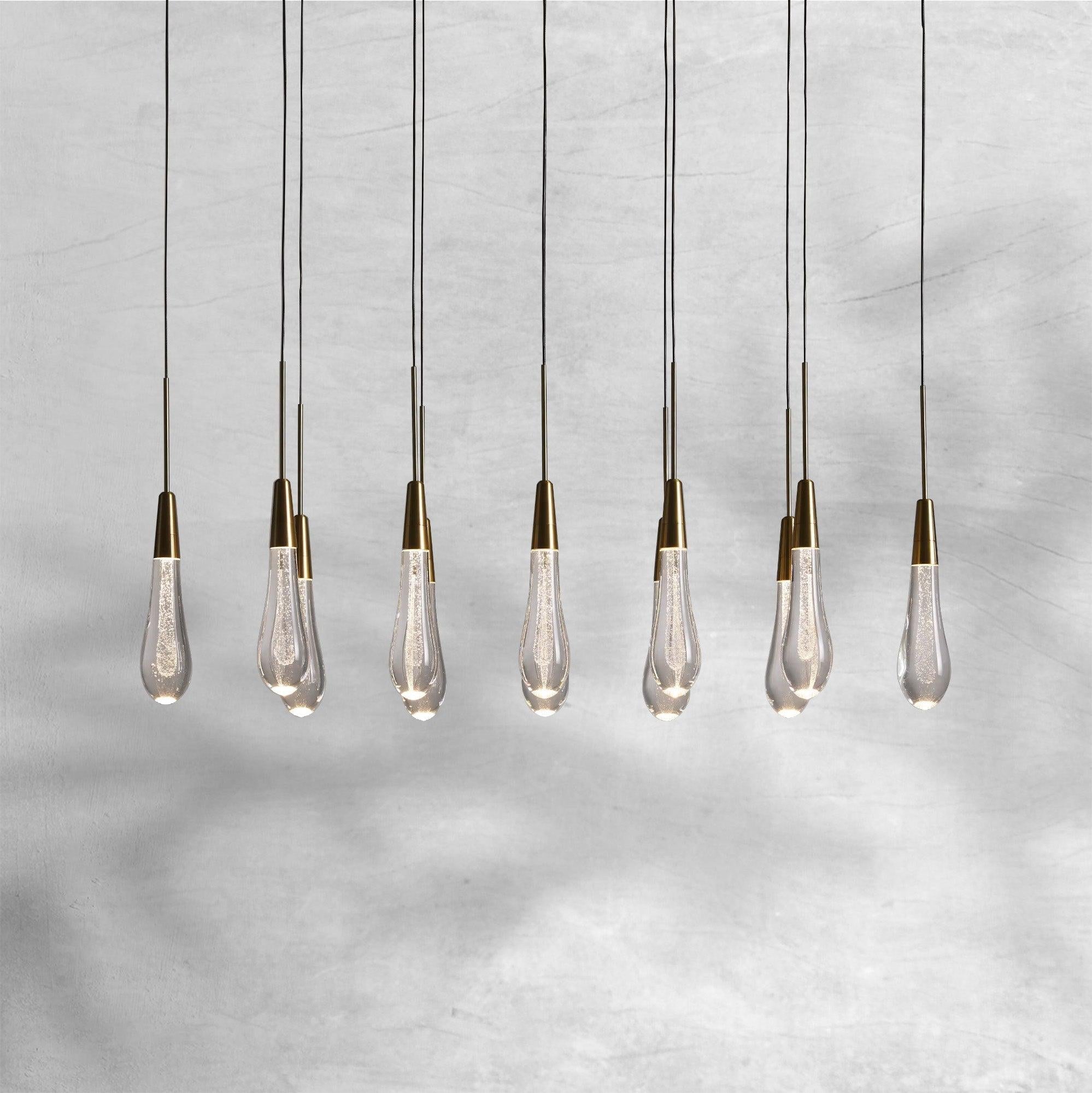 Soltaire Linear Chandelier 37"50"70"87"120"