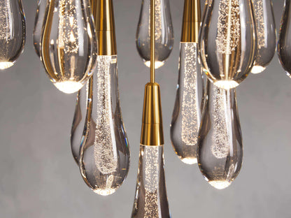 Soltaire Round Chandelier 17" 24" 36“ 48''58“