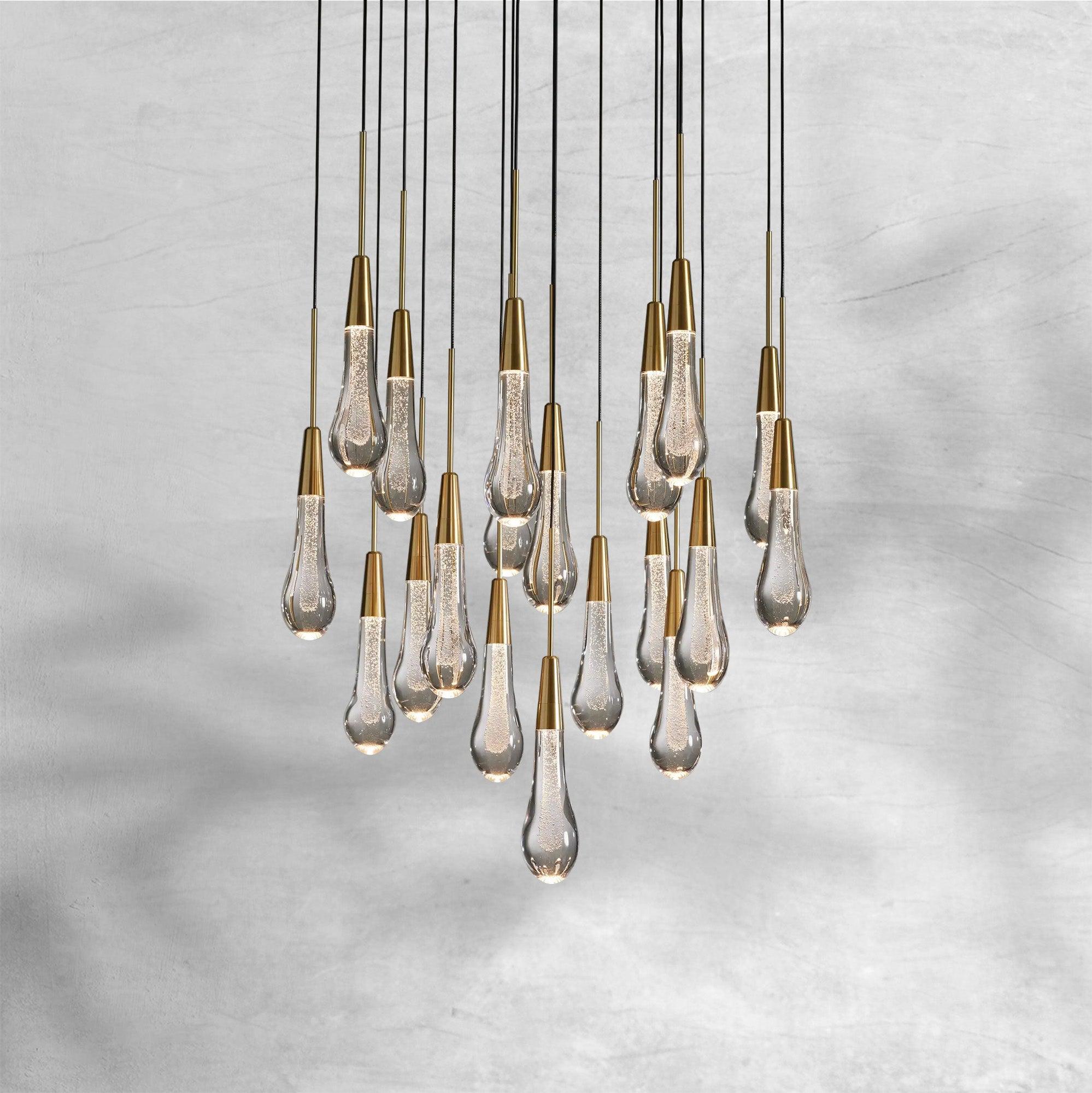 Soltaire Round Chandelier 17" 24" 36“ 48''58“