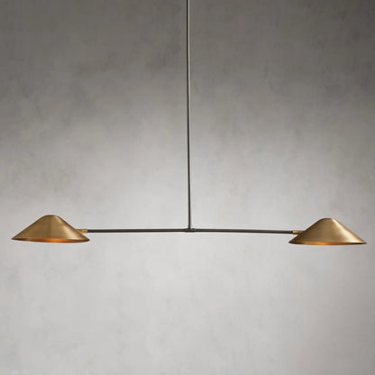 Simms 2-Light Linear Chandelier 54"