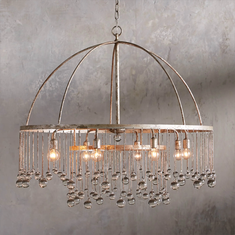 Aubry Round Chandelier 5 lights/8 lights