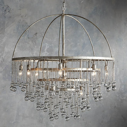 Aubrey Crystal Ball 4 Tier Chandelier