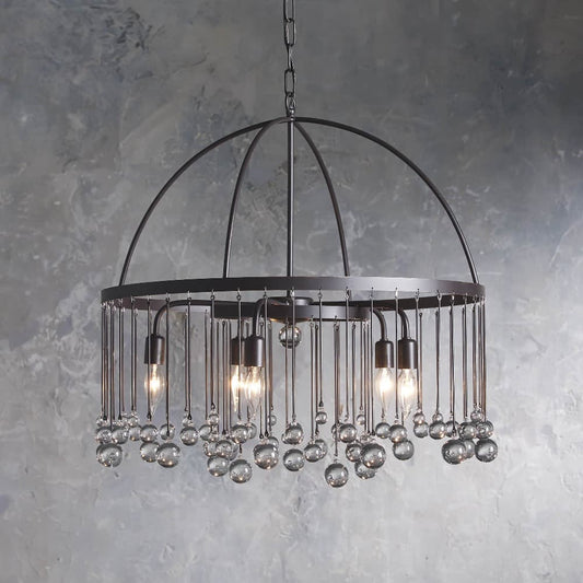 Aubry Round Chandelier 5 lights/8 lights