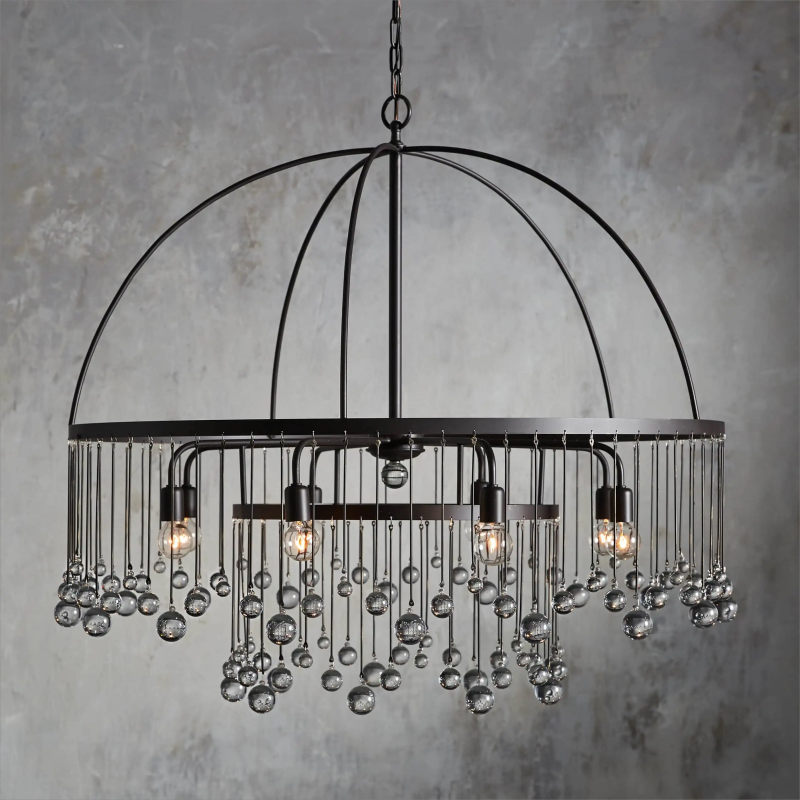 Aubry Round Chandelier 5 lights/8 lights