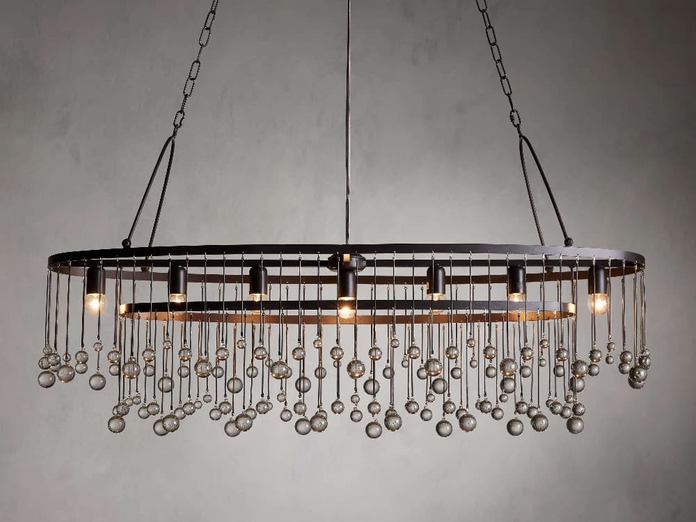 Aubry 7 Light Oval Chandelier