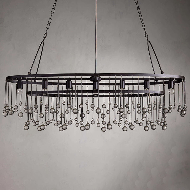 Aubry 7 Light Oval Chandelier