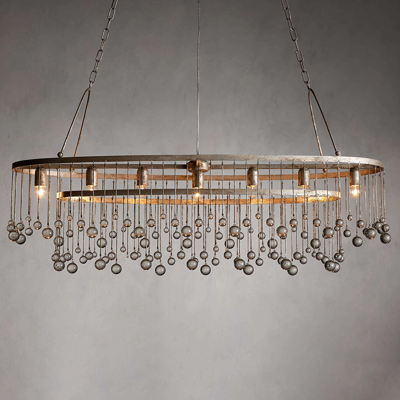 Aubry 7 Light Oval Chandelier