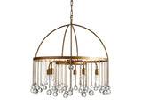 Aubrey Crystal Ball Round Chandelier 5 Light / 8 Light