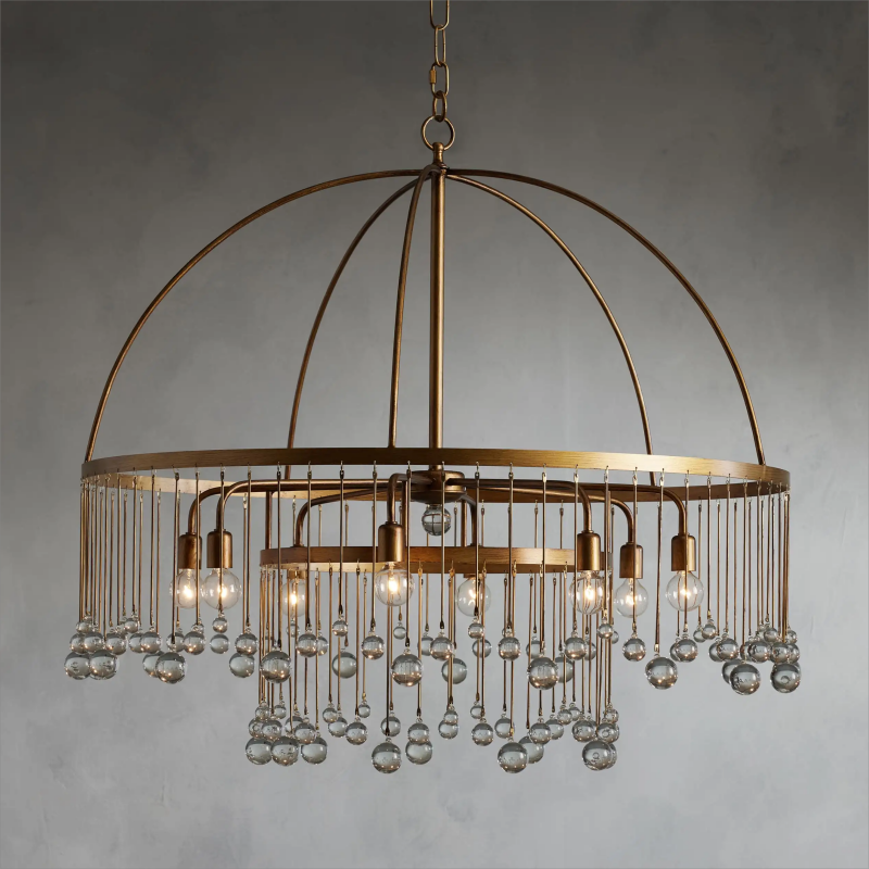 Aubry Round Chandelier 5 lights/8 lights