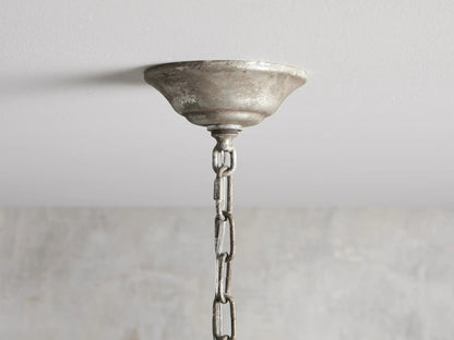 Gothic Viticcio Rectangular Chandelier 52" - Silver