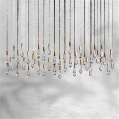 Soltaire Linear Chandelier 37"50"70"