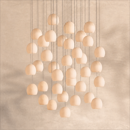 Maeva Round Chandelier 3/7/15/36 Light
