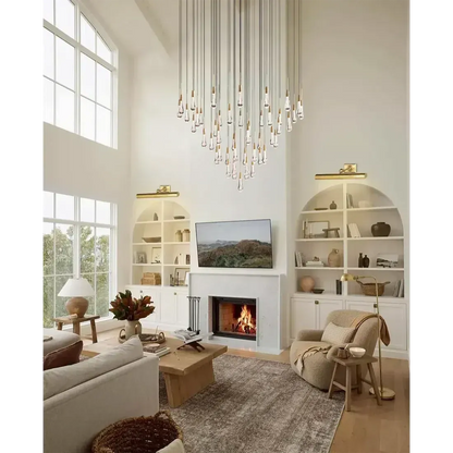 Soltaire Round Chandelier 17" 24" 36“ 48''58“