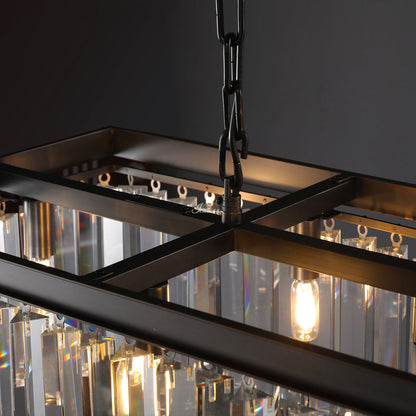 JC French Classicm Series K9 Crystal Round / Linear Chandelier