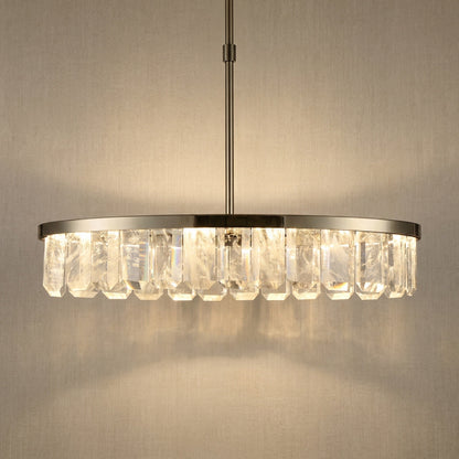 Fenis Linear Crystal Chandelier