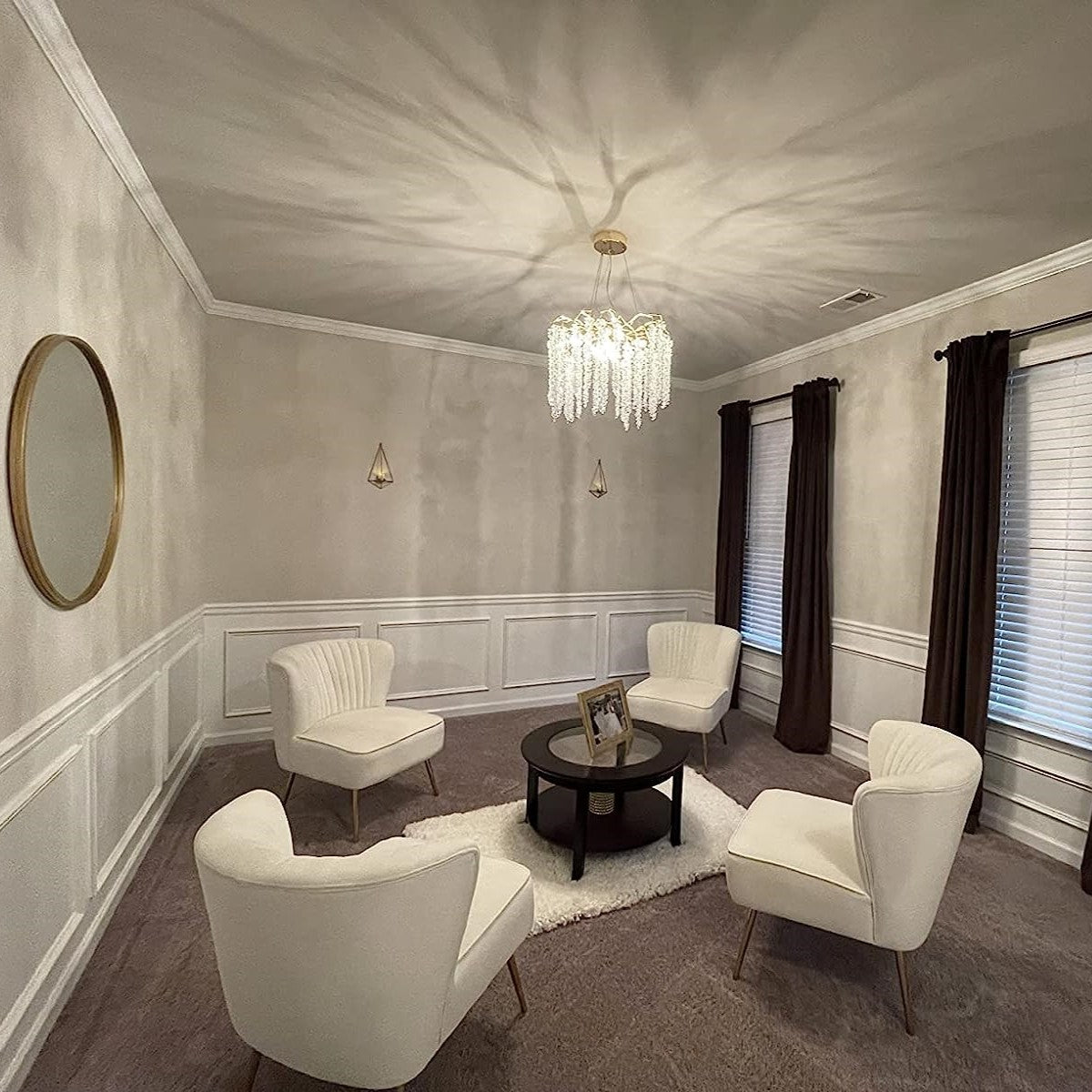 Branch Style Ceiling Light Crystal Icicle Chandelier