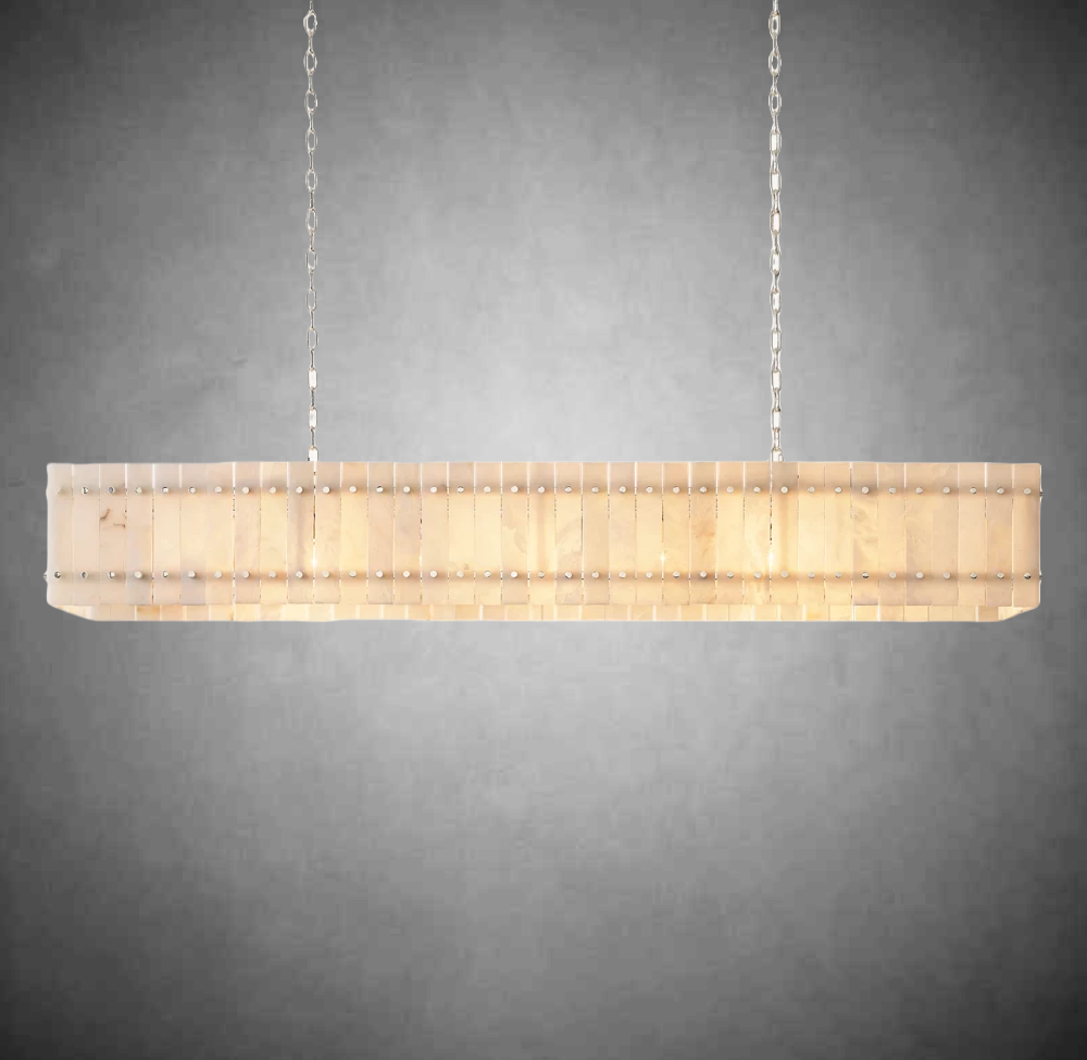 Marcus Alabaster Linear Chandelier