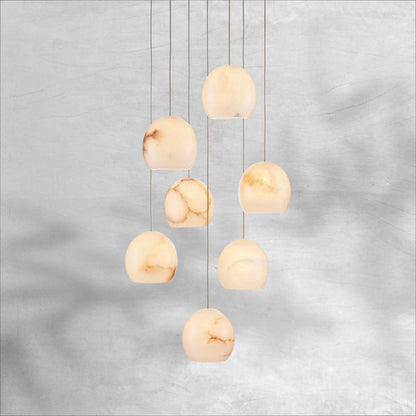 Maeva Round Chandelier 3/7/15/36 Light