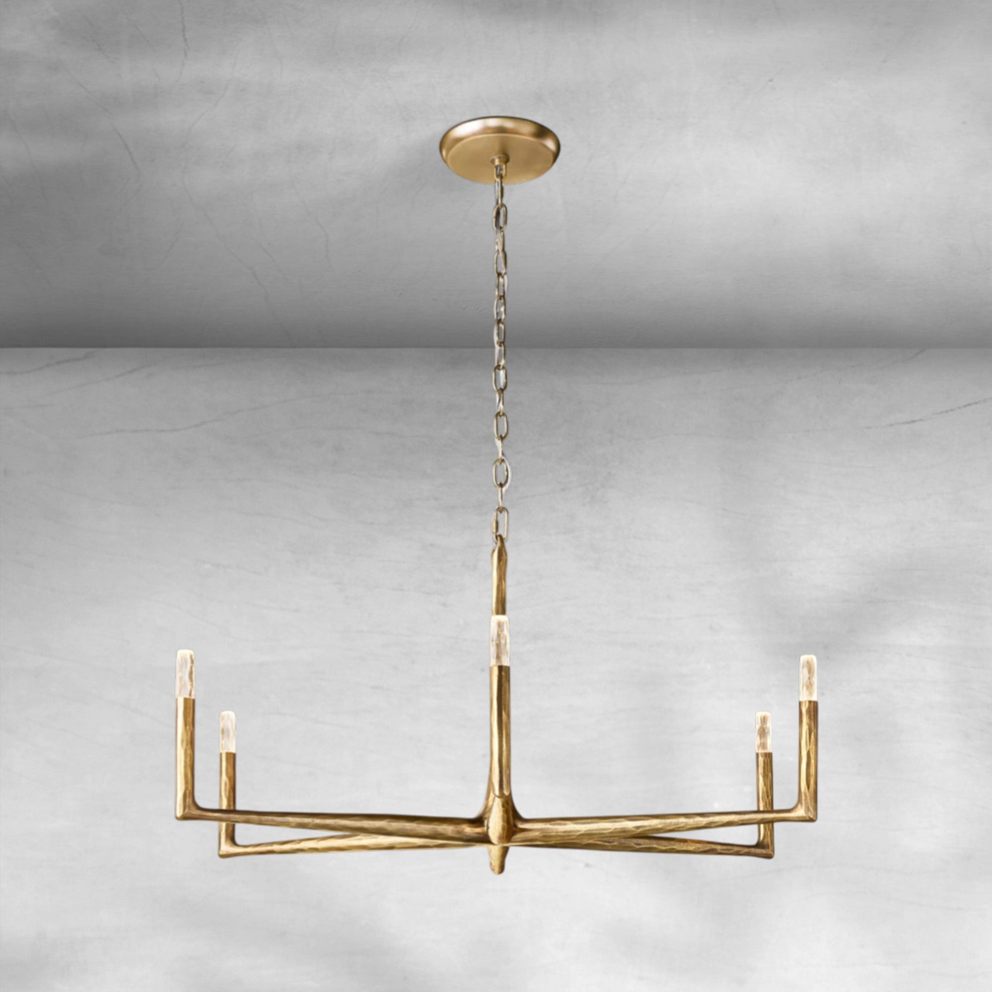 Thalen Forged Round Chandelier 36" 48” 60” 72”