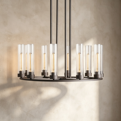 Andreas Round Chandelier 10/12 Light