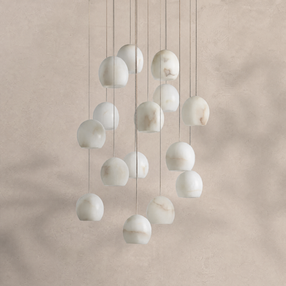 Maeva Round Chandelier 3/7/15/36 Light