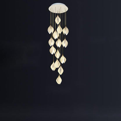 Grand Nordic Magnolia Blossom Ceramic Pendant Chandelier Chandeliers Kevinstudiolives