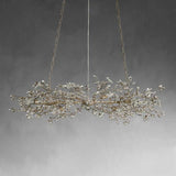 Fiore Crystal Flowers Creative Linear Chandelier 43", 51", 68"