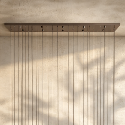 Soltaire Linear Chandelier 37"50"70"