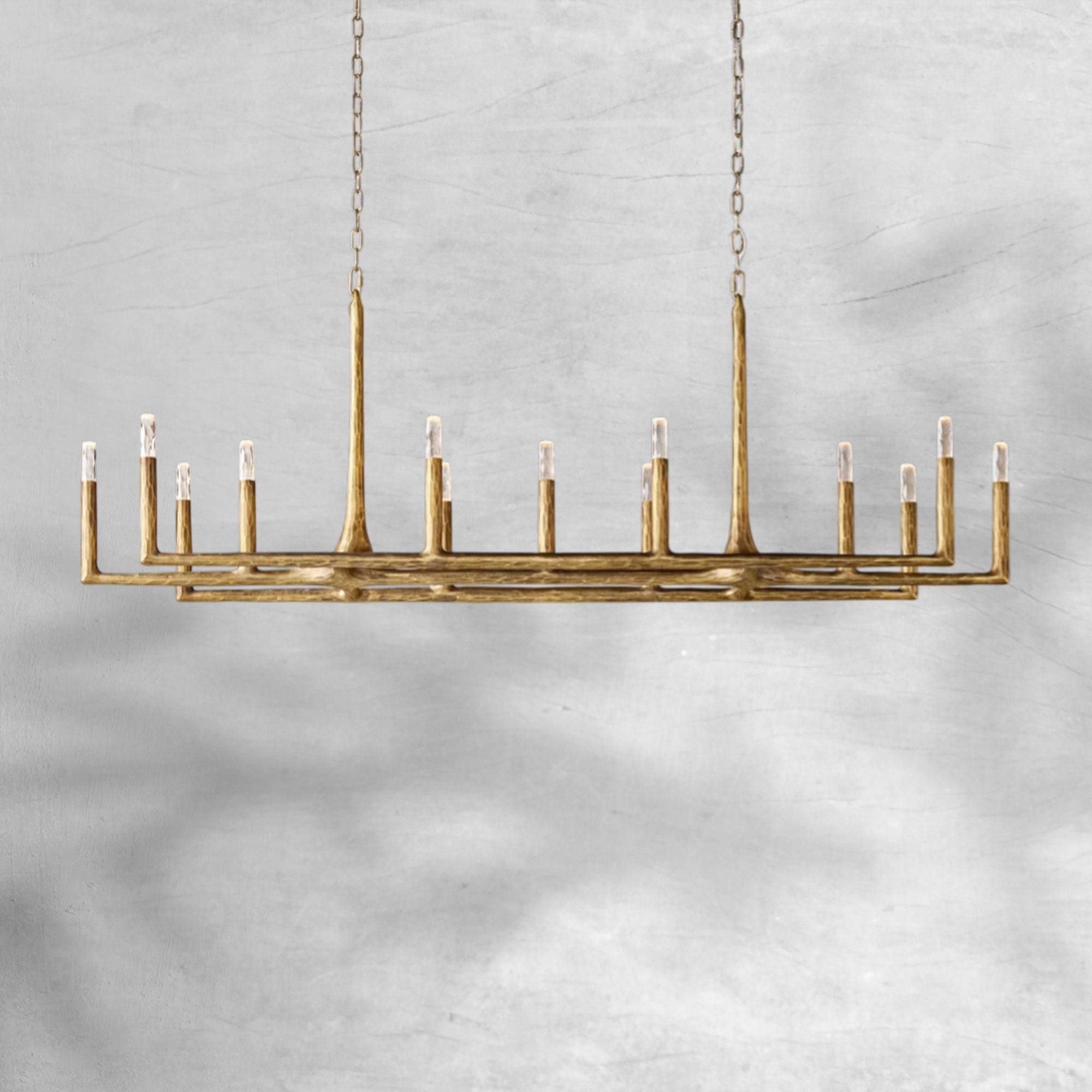 Thalen Forged Linear Chandelier 54" 72" 96"
