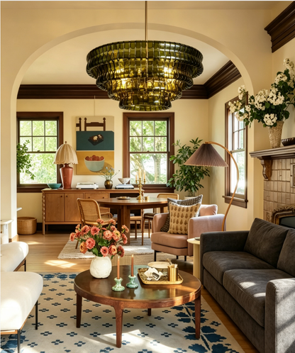 Ghiaccio Round Chandelier 24"36"48"60"