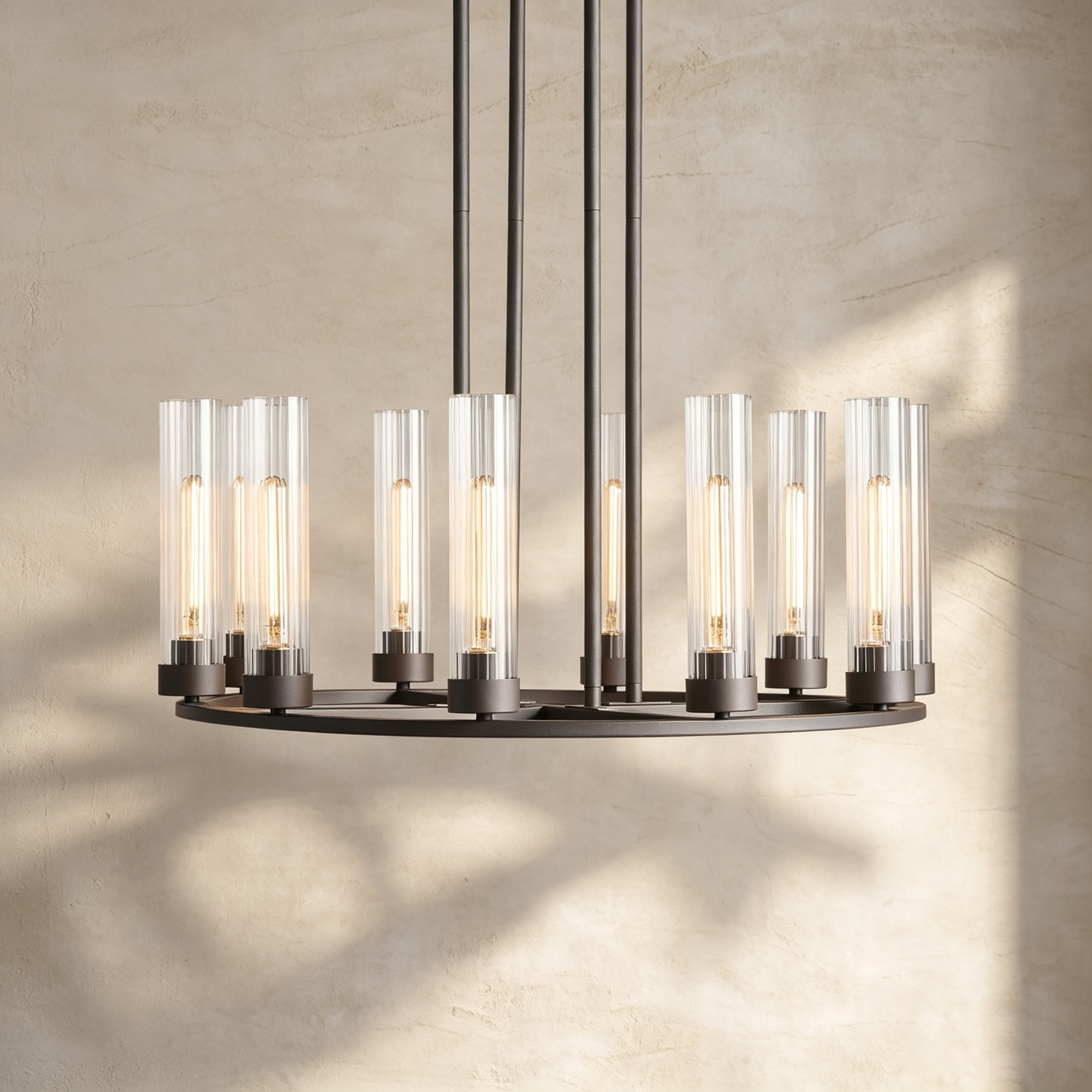 Andreas Round Chandelier 10/12 Light