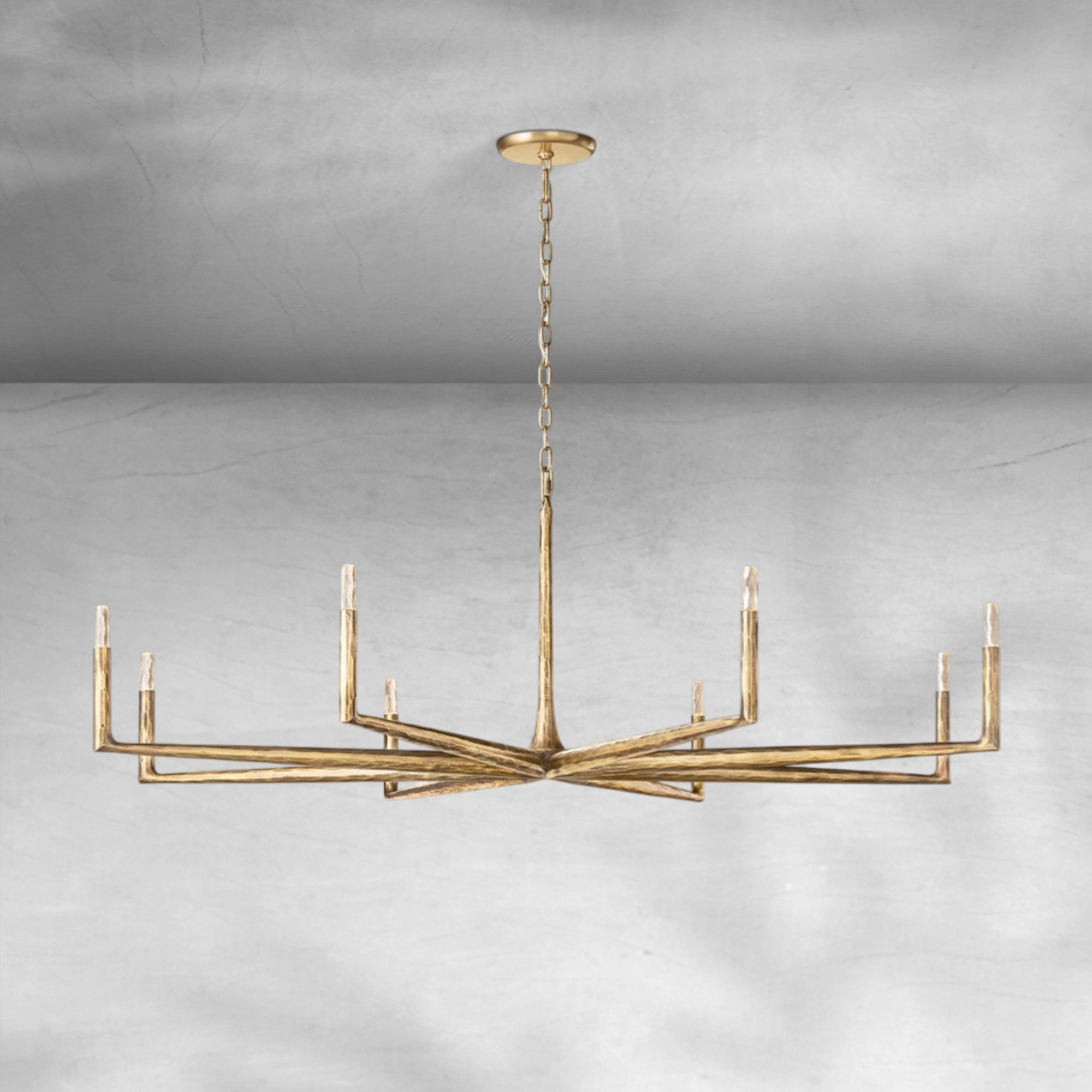 Thalen Forged Round Chandelier 36" 48” 60” 72”