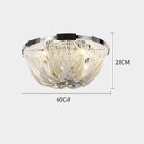 Denise Glenn Aluminum Chain Tassel Ceiling Light